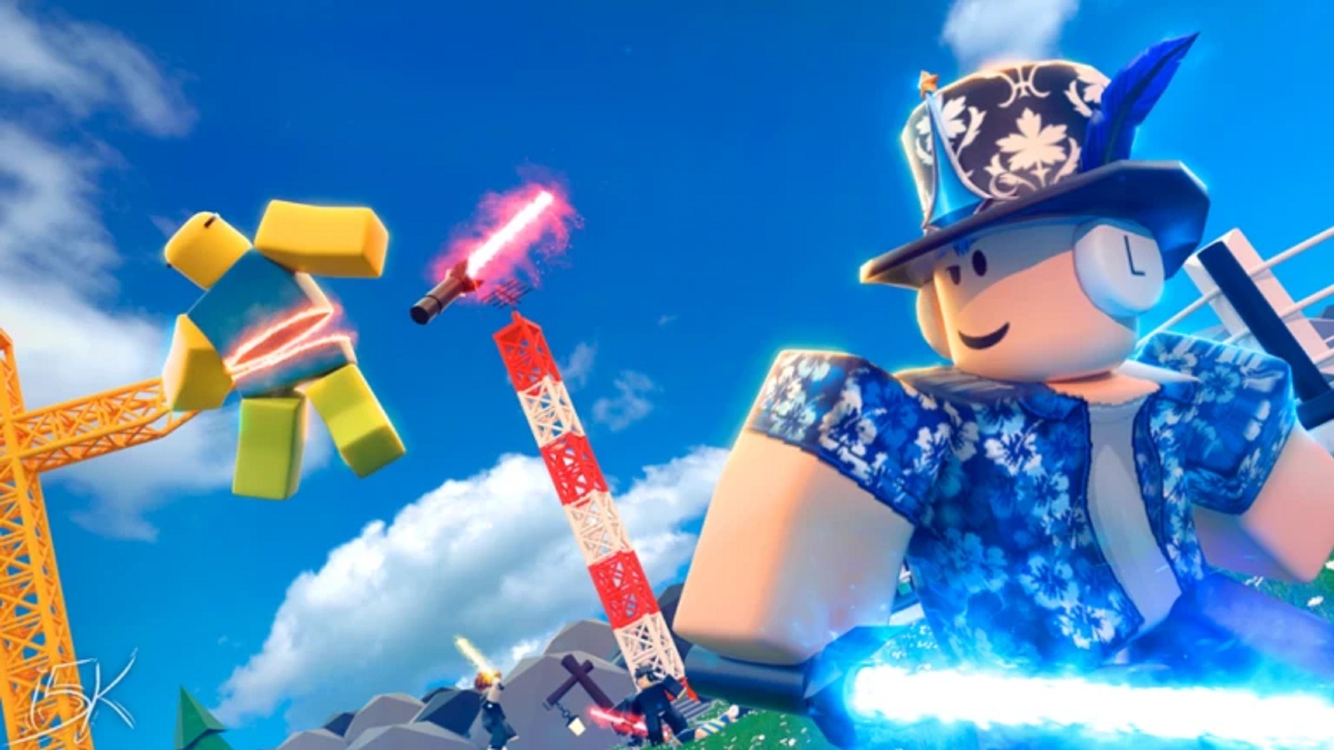 How to play Saber Simulator (image via Roblox)